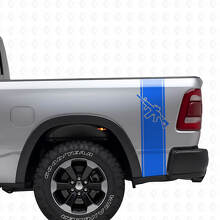 AR-15 Rifle Achterzijde Strepen Vinyl Decal Set voor Trucks_2