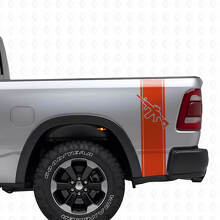 AR-15 Rifle Achterzijde Strepen Vinyl Decal Set voor Trucks_4