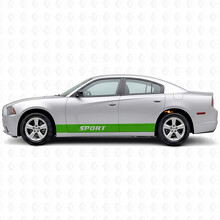 Sport rechte strepen zijdelingse vinylsticker voor Dodge Charger 2006-2010_3