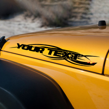 Jeep Wrangler TJ JK 97-18 Stickers Decals set 2 stuk Hood Logo set U KIES KLEUR
 3