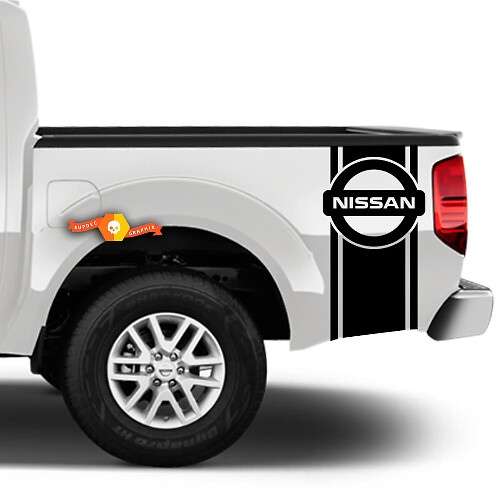 Nissan Logo Achterzijde Strepen Vinyl Decal Kit voor Nissan Pickup
