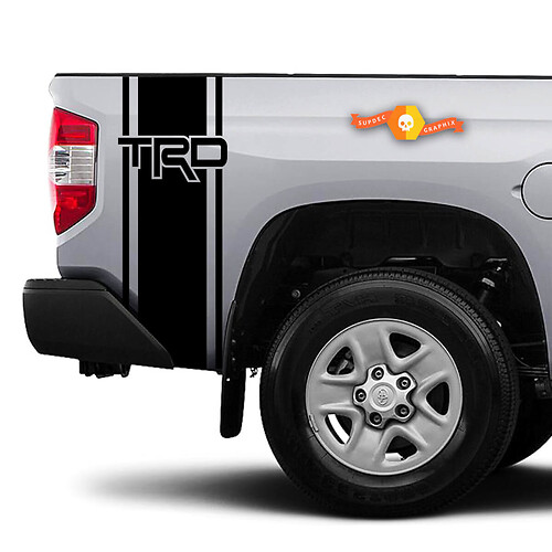 TRD Outline Strepen Bedside Vinyl Decal Sticker voor Toyota Tacoma