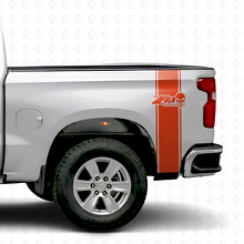 Z71 Punisher Skull Achterzijde Strepen Vinyl Decal Kit voor Chevy/GMC Pickup Truck_4