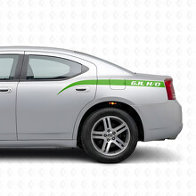 6.1L H/O Gebogen Strepen Bedside Vinyl Decal Sticker voor Dodge Charger 2006-2010_3