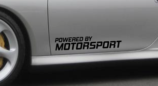 Powered By Motorsport Decal Sticker Vinyl Racewagen embleem Fit Porsche 996 PT16