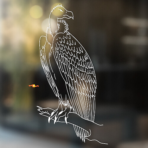 Vulture Universele Vinyl Decal Sticker