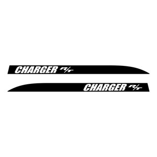 Dodge Charger RT voorgesneden stickerset op de achterste kwartstrepen 2006 2007 2008 2009 2010
