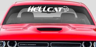 Hellcat Racing vinyl sticker sticker vizier voorruit Dodge Charger Challenger