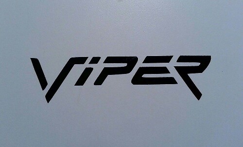 Viper-logo vinylsticker voor Dodge Plymouth Cuda Challenger Demon