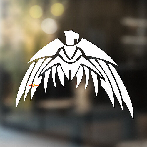 Eagle Tribal Stijl Kunst Universele Vinyl Decal Sticker_1