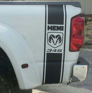 Dodge Ram Bed Side Stripes Vinyl Decal** Mopar Srt 345 Hemi Power Wagon