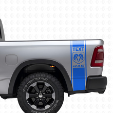 Custom Hemi Stijl Zijstripes Vinyl Decal Kit voor Dodge Ram Power Wagon_2