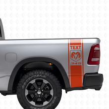 Custom Hemi Stijl Zijstripes Vinyl Decal Kit voor Dodge Ram Power Wagon_4