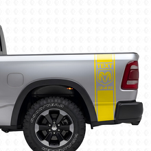Custom Hemi Stijl Zijstripes Vinyl Decal Kit voor Dodge Ram Power Wagon_5