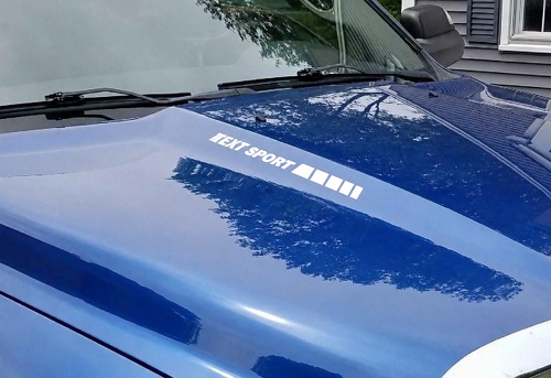 Hemi Sport Motorkap Vinyl Strepen Stickers Rebel voor Dodge Ram 1500 2500