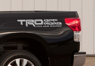 2 TRD Toyota Tacoma Tundra Decals Vinyl Sticker off-road graphics 4x4 fabriek