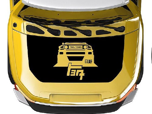 Trail Teams TEQ-stijl motorkap vinyl decal sticker voor Toyota FJ Cruiser