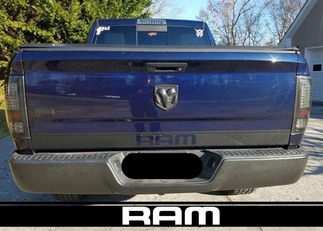 Ram 1500 achterklep stripe sticker Hemi Dodge Truck 2009-2018 DR15