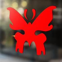 Vlinder Silhouet Universele Vinyl Decal Sticker_2