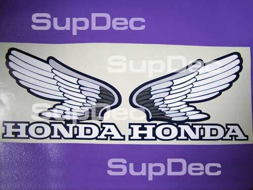 Honda Wings Tank Decal Sticker paar
