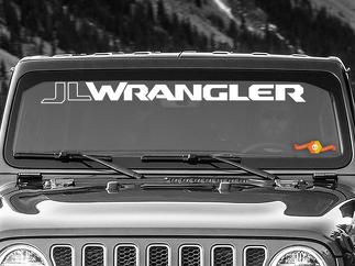 Jeep Wrangler JL JLU Wrangler voorruit banner vinyl sticker
