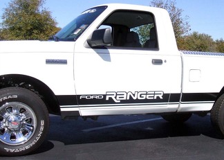 Ge-tr333 Ford Truck - Ranger Rocker Side Stripe Decal Kit - Past op alle modellen