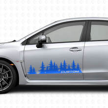 Forest Style Aangepaste Deur Vinyl Decal Kit voor Subaru Impreza_2
