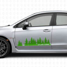 Forest Style Aangepaste Deur Vinyl Decal Kit voor Subaru Impreza_3