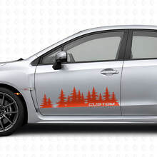 Forest Style Aangepaste Deur Vinyl Decal Kit voor Subaru Impreza_4