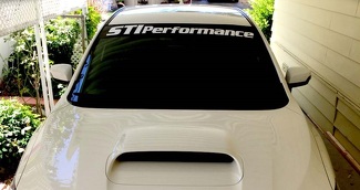 Subaru-sticker STI Performance-banner Subie-sticker voorruit vizier grafische rally