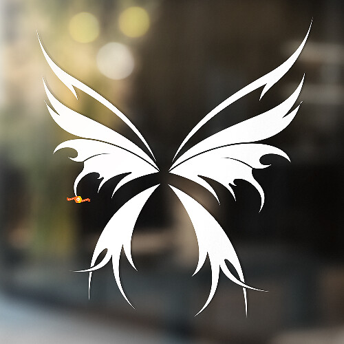 Fantasiestijl Vlinder Universele Vinyl Decal Sticker_1