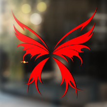 Fantasiestijl Vlinder Universele Vinyl Decal Sticker_2