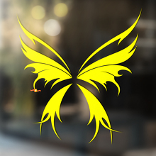 Fantasiestijl Vlinder Universele Vinyl Decal Sticker_4