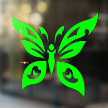 Vlinderzwaardvis Tribal Stijl Universele Vinyl Decal Sticker_3