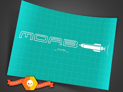 Moab Outline Motorkap Vinyl Decal Set voor Jeep Wrangler