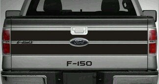 Ford F-150 achterklep Blackout Style sticker vinyl strepen 2009-2014 Avery + tekst