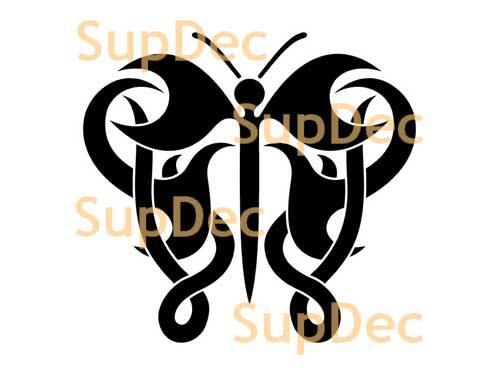 Vlinder Vinyl Kunst Muur Raam Badkamer Sticker Decal #3
