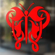 Vlinder Tribal Stijl Universele Vinyl Decal Sticker_2