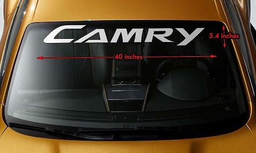Camry voorruitbanner vinylsticker voor Toyota Camry