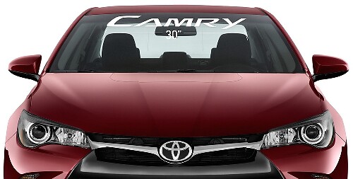 Camry Letters Voorruit Vinyl Sticker voor Toyota Camry