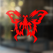 Vlinder met Scherpe Lijnen Universele Vinyl Decal Sticker_2