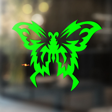Vlinder met Scherpe Lijnen Universele Vinyl Decal Sticker_3