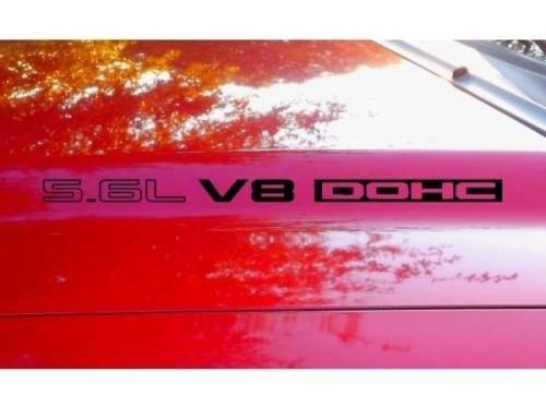5.6L V8 DOHC Motorkap Vinyl Decal Stickers