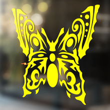 Tribalstijl Vlinder Decoratieve Universele Vinyl Decal Sticker_4