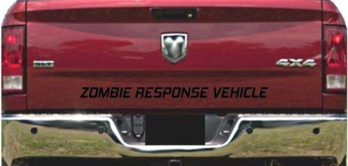 Zombie Response Voertuig Achterklep Vinyl Sticker voor Trucks