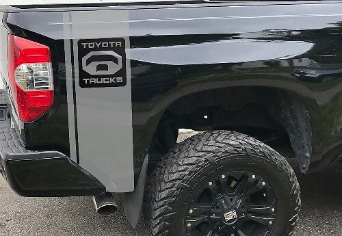 Toyota Trucks Vertical Stripe Bedside Vinyl Decal Kit voor Tacoma Tundra