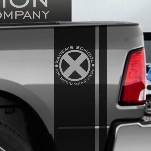 Hemi Dodge Ram RT Vinyl Side Stripes X-Men Xavier School-logo Comics superhelden