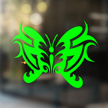 Stekelige Vlinder Universele Vinyl Decal Sticker_3
