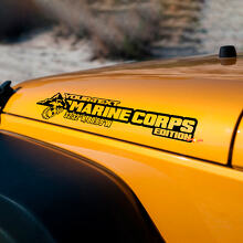 Aangepaste Marine Corps Edition Vinyl Decal Set voor Zijscherm voor Jeep Wrangler_3