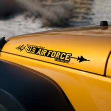 Side Hood US Air Force Sticker Decal Vinyl Grafisch voor Jeep Wrangler 27